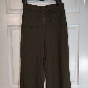 Halara High Waisted Button Multiple Pockets Straight Leg Casual Pants in
